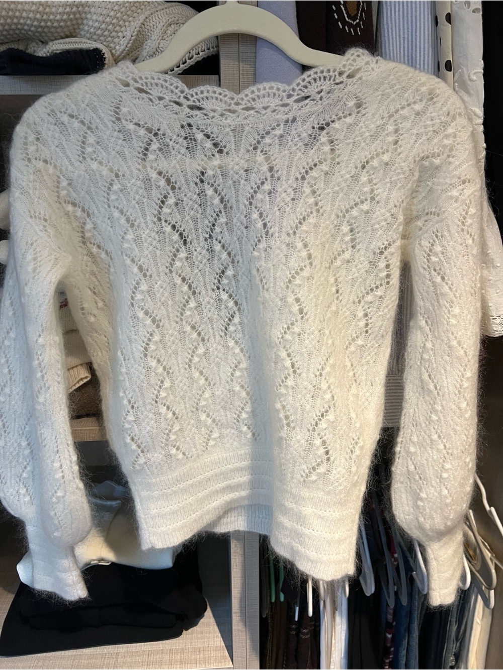 Sezane Nathalia Jumper in Ecru - Picture 4 of 7